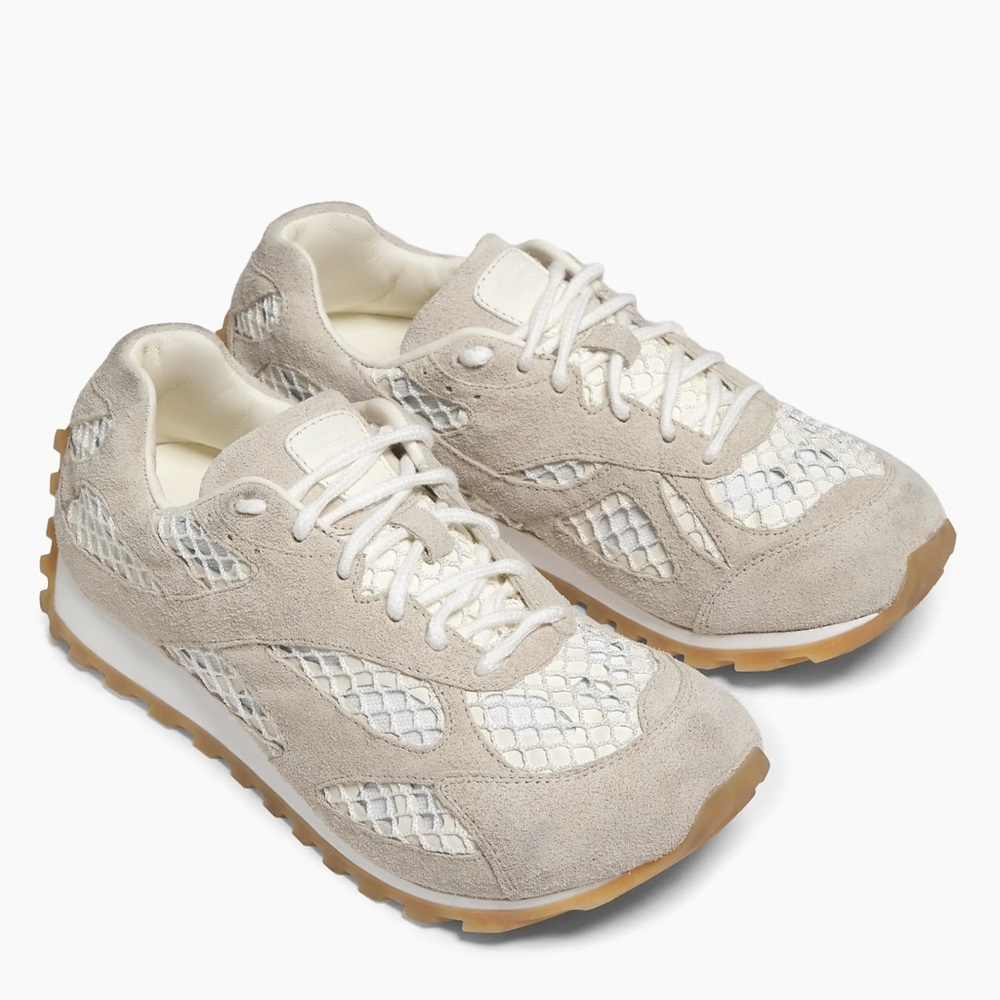 Bottega Veneta Cream and White Sneakers